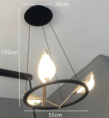 Nomi Chandelier birds chandelier Restaurant kitchen postmodern Decoration lustre design