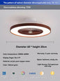 Modern Bladeless Ceiling Lamp Fan Living Room Silent Air Circulation Fan