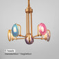 Two Tier Agate Nordic creative chandelier post-modern art deco lamp