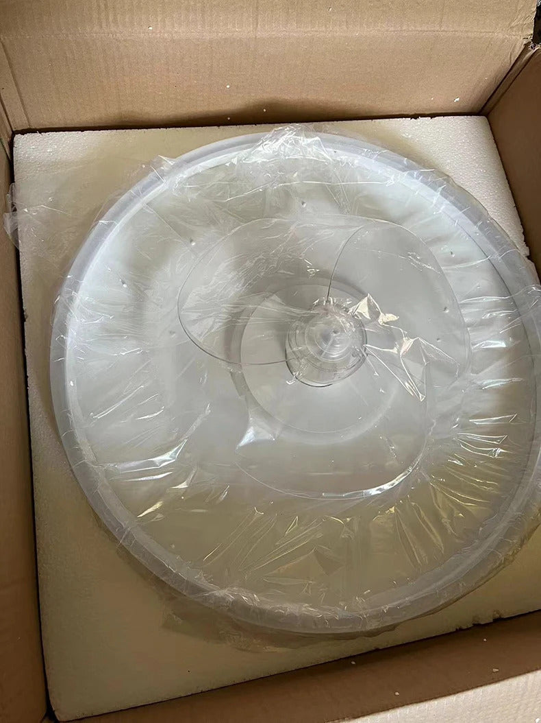 Modern LED Ceiling Fan Light Remote Dimming 6 Levels Silent Living Room lighting