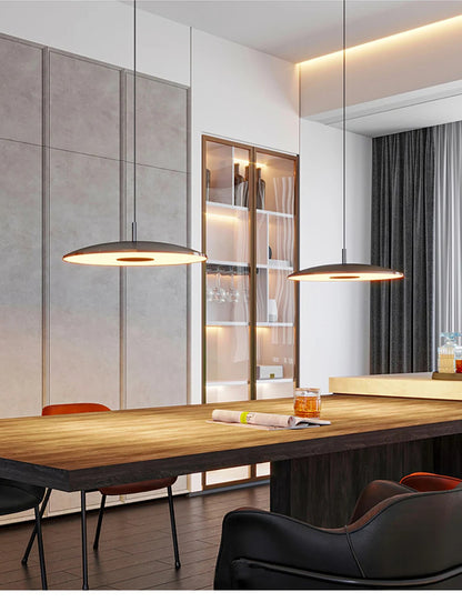 Modern UFO round pendant lamp flying saucer pendant lamp for dining room bar bedroom bedside simple designer art lamp