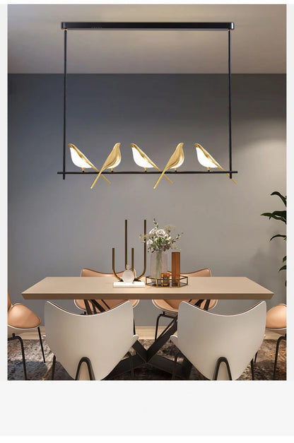 Nomi Chandelier birds chandelier Restaurant kitchen postmodern Decoration lustre design
