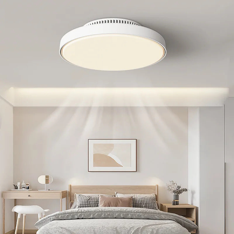 New Invisible Bladeless Ceiling Fan With Light Home Living Room Lighting