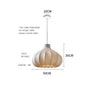 Creative Cocoon Pendant Lamp Wabi Sabi Style Pendant Light