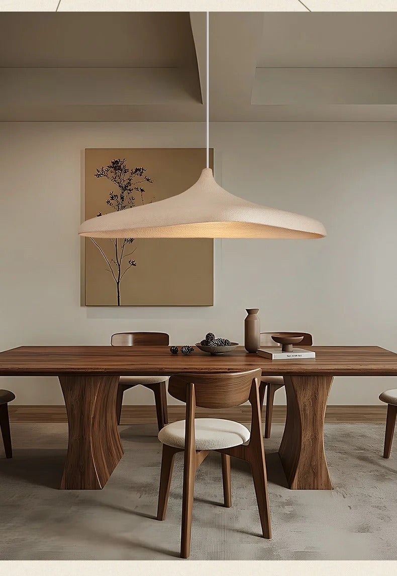 Candeeiro suspenso japonês Wabi Sabi em LED, candelabro de luxo para sala de jantar, bar, sala de estar, decoração da casa, candeeiro suspenso nórdico.