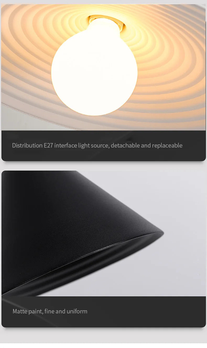 Modern minimalist Linear pendant light Nordic Industrial hanging light