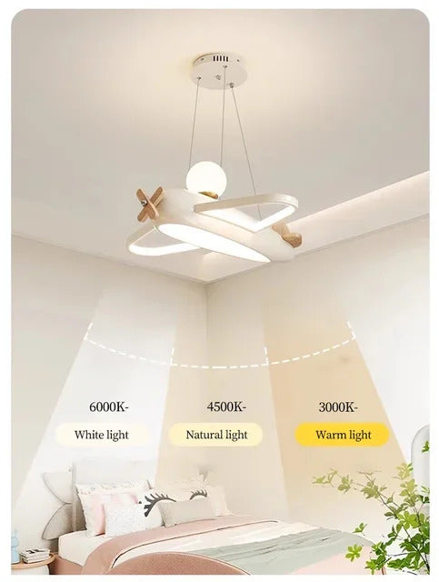Creative Airplane Lamps Modern Children's Room Chandelier