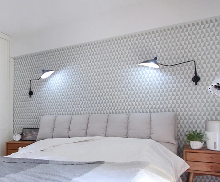 Designer Spider Serge Mouille Ceiling Lamp Black Industrial Ceiling Chandelier