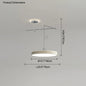 Dining table light modern chandelier Round Reading Desk Light