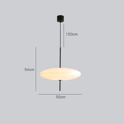 Nordic Creative Internet Celebrity Flying Saucer Art Chandelier Dining Table Simple Round Bar Lamps