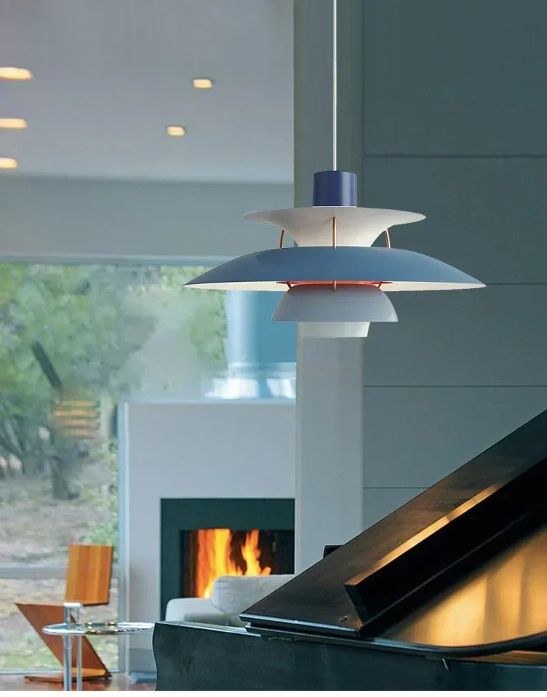 PH Pendant Lamp Danish Designer Umbrella Ceiling Chandelier Modern Colorful Led Pendant Lamp