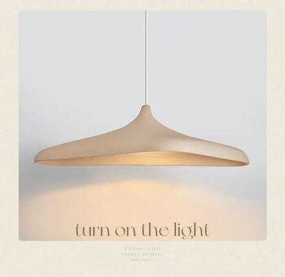 Candeeiro suspenso japonês Wabi Sabi em LED, candelabro de luxo para sala de jantar, bar, sala de estar, decoração da casa, candeeiro suspenso nórdico.