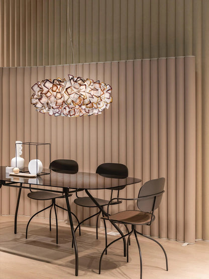 Italian Art Flower Petal Style Pendant light Nordic Clouds Led Chandelier