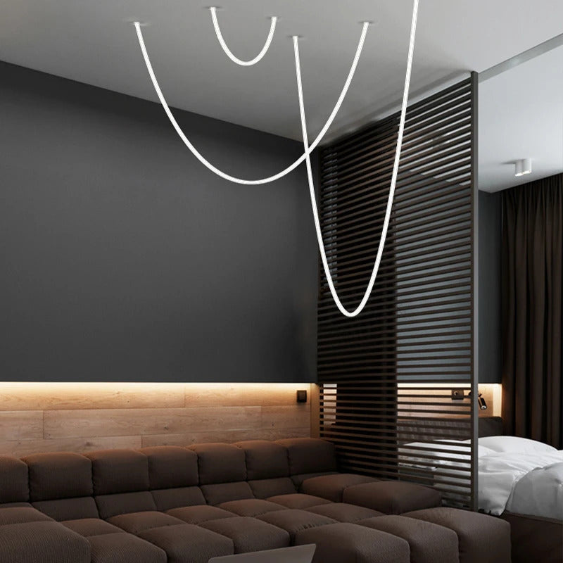 Tracer Loop Chandelier design interieur Light