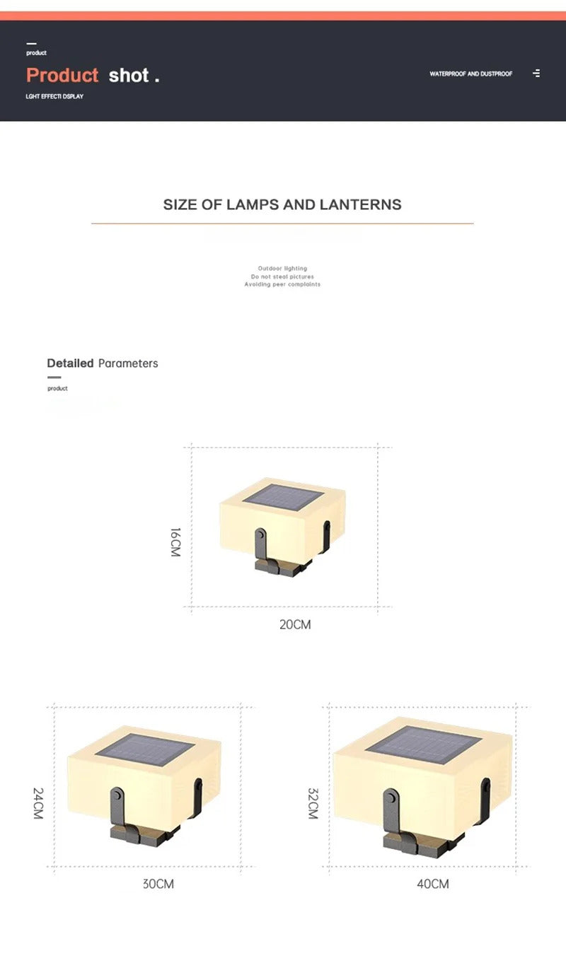 Solar Pillar Lights Villa Outdoor Waterproof  LED Wall Lamp  Gate Garden Lighting