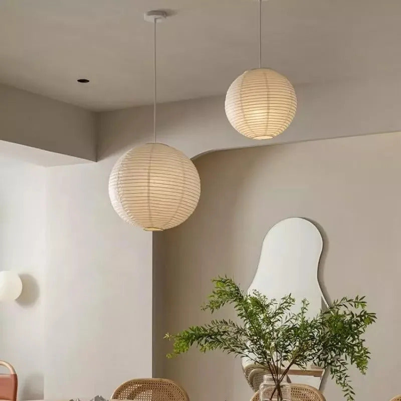 Akari Noguchi Yong Rice Paper Pendant Lights Living Room Light Fixture