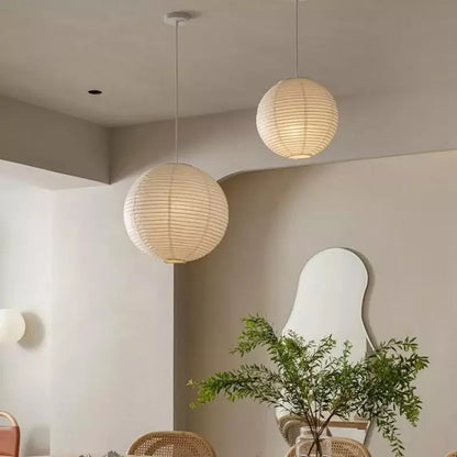 Akari Noguchi Yong Rice Paper Pendant Lights Living Room Light Fixture