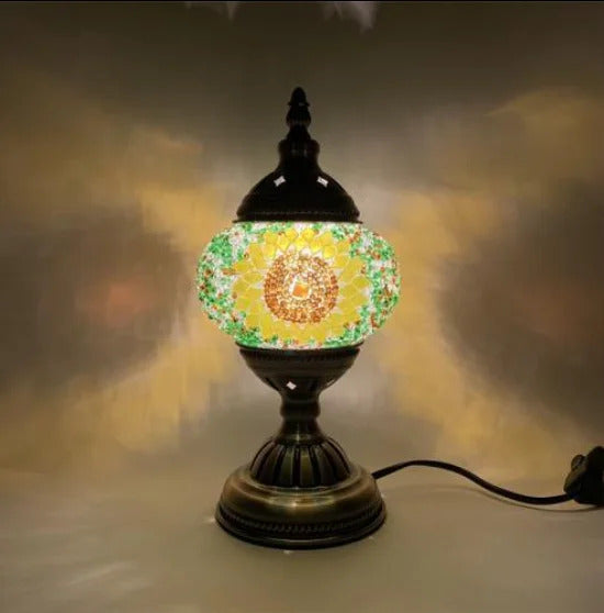 Turkish mosaic glass Table Lamp home bedside table lamp