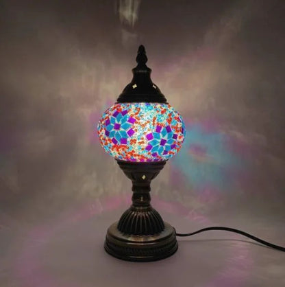 Turkish mosaic glass Table Lamp home bedside table lamp
