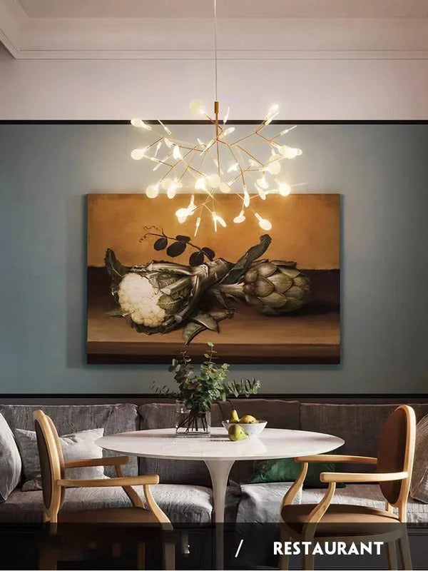 Nordic Firefly Led Ceiling Chandelier Heracleum Pendant lamp