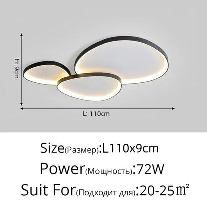 White ceiling light Home Bedroom ceiling lamp