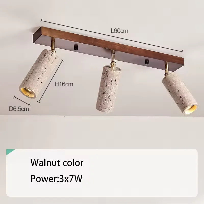 Yellow Travertine ceiling light decoration hallway ceiling light