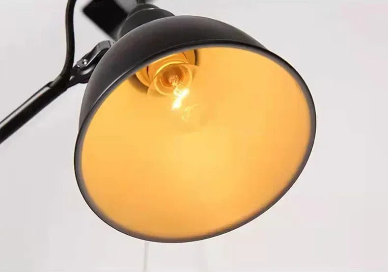 Nordic simple long black wall light Industrial Pole Swing Arm vintage Reading wall lamp