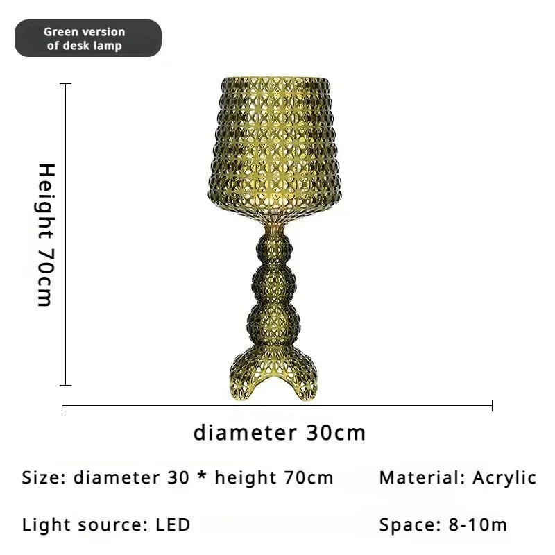 Italian Designer Acrylic Glass Wine Glass Lamp, Suitable For Exhibition Halls, Living Rooms And Bedrooms, Ambient Lamp