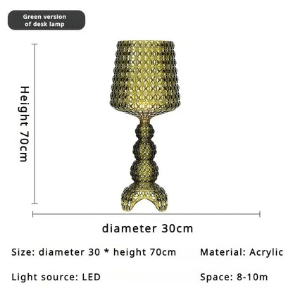 Italian Designer Acrylic Glass Wine Glass Lamp, Suitable For Exhibition Halls, Living Rooms And Bedrooms, Ambient Lamp