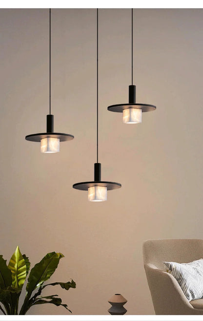 Marble living room corridor Small Chandelier Modern Simple Bedroom Bedside Pendant Light