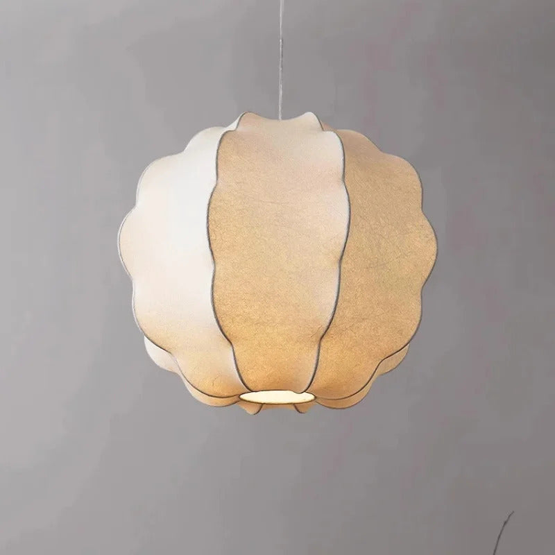 Japan Silk Pendant Light Nordic Creative Silk Chandelier