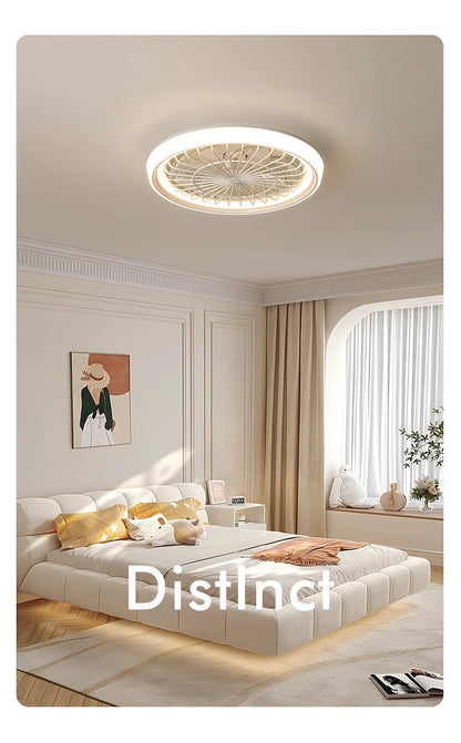 Minimalist Ceiling Fan Light Restaurant Full Spectrum Eye Protection Lamp