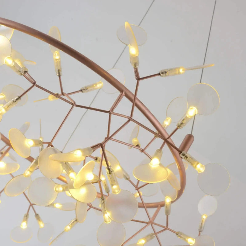 Nordic Firefly Led Ceiling Chandelier Heracleum Pendant lamp