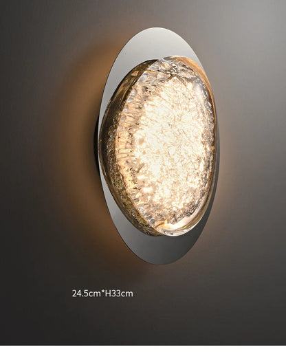 Platinum Art Wall Lamp Modern Creative Design Pebble Corridor wall lighting LED