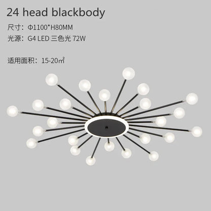 Modern glass ceiling light Living room kitchen light fixtures