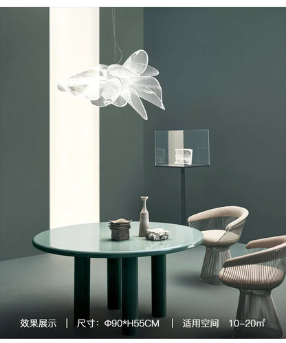 La Belle Etoile Chandeliers Nordic fancy chandeliers Italian Designer White minimalist lamp