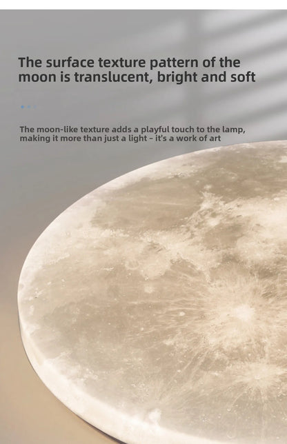 Lunar LED Ceiling Light Minimalist Bedroom Kitchen Balcony Decor Lighting Fixture