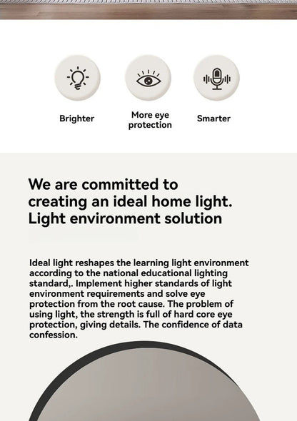 Modern Bladeless Ceiling Lamp Fan Living Room Silent Air Circulation Fan