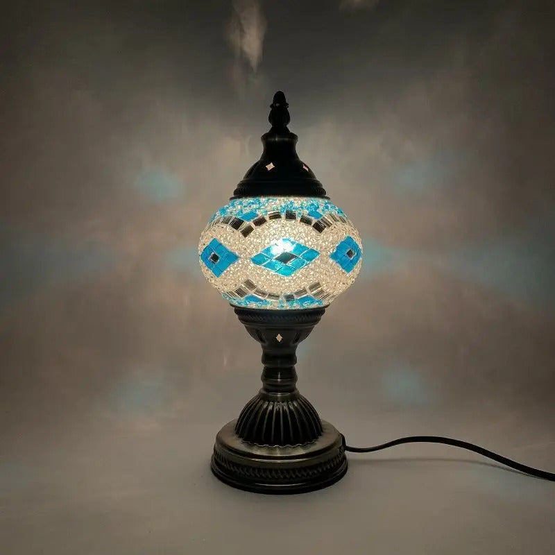 Turkish mosaic glass Table Lamp home bedside table lamp