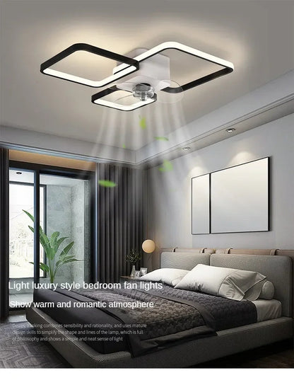 Nordic Ceiling Fan Lamp Home Living Room Modern Minimalist Restaurant Ceiling Lamp