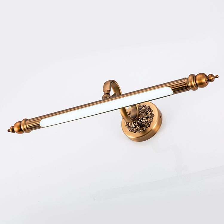 Europe Retro LED Mirror wall lamp Luxury gold bathroom cabinet mirror Headlight