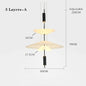 Designer Flamingo Chandelier Nordic Style Acrylic Chandelier