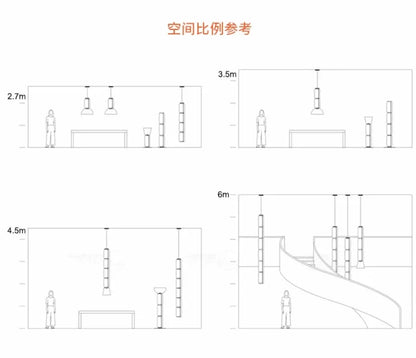 Italian Designer Glass Lampshade Pendant Light Minimalist LED Chandelier for Living Room Dining Table Home Decor