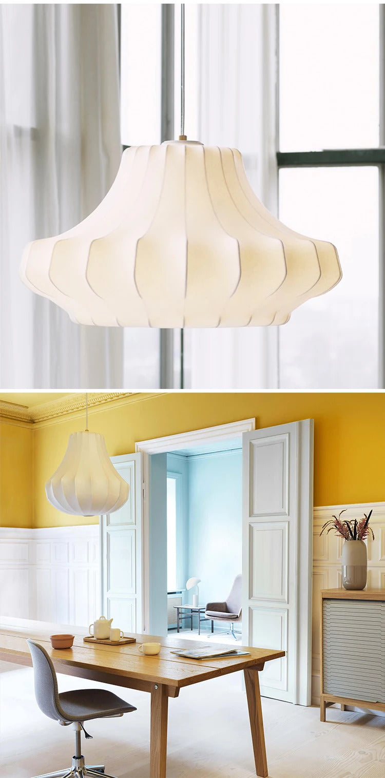 Creative Cocoon Pendant Lamp Wabi Sabi Style Pendant Light