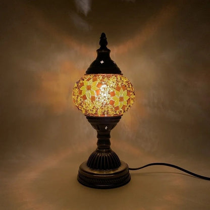 Turkish mosaic glass Table Lamp home bedside table lamp
