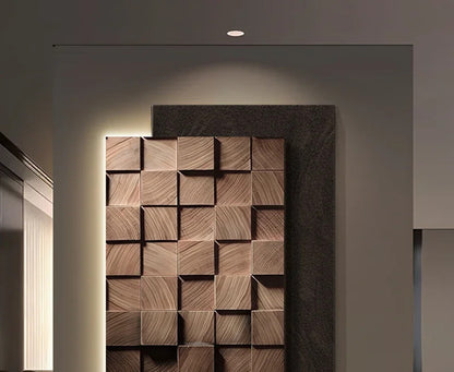 Italy Designer Geometric Wall Lamp Square Mounted Background Hallway Sconce lighting