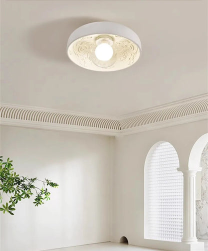 French Resin Ceiling Light Balcony Bedroom Corridor Lighting Fixture