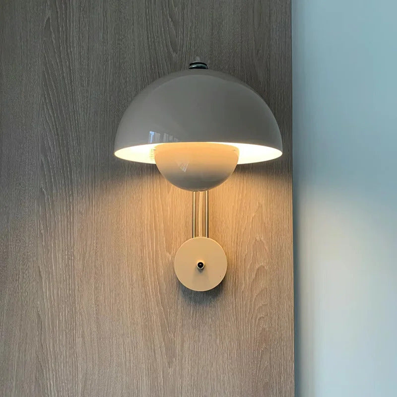 Nordic colorful Bud Wall Lamps Mushroom cute wall sconce bedside night light