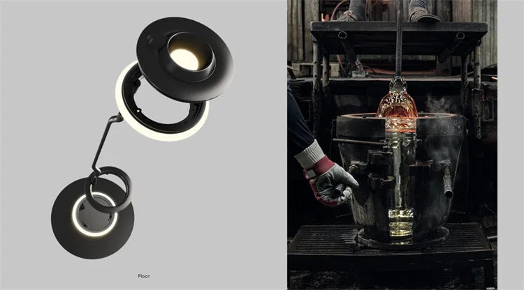 Flos Noctambule Floor Lamp Living Room Study Bedroom Vertical Lamps