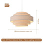 Nordic Fabric Pendant Light Wabi Sabi Led Chandelier